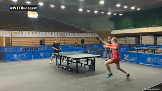 Félix's amazing shot before playing vs Ma Long and Wang Chuqin