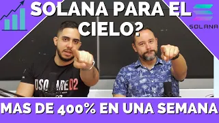 SOLANA 400% en UNA SEMANA, SOLANA LA RED MAS GRANDE de lo que Parece! SOLANA NFTs y Apps DEFI