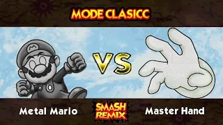 Smash Remix Metal Mario Vs Mode Clasicc Very Hard