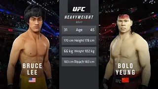 🐲 Bruce Lee  vs. Bolo Yeung (EA Sports UFC 3)