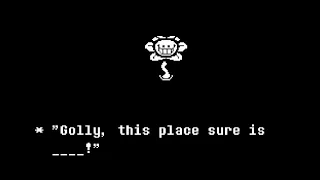 Undertale Yellow - Flowey Dialog Change if You Do Neutral Route For The 3rd TIme