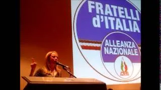 Bari Giorgia Meloni 06 maggio 2014 #alzalatesta