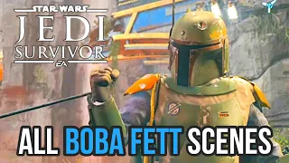 Star Wars Jedi: Survivor All Boba Fett Scenes | THE FINAL BOUNTY [4k HDR]