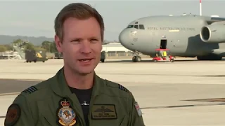 Our C-17A Globemaster crews are getting ready for Sunsuper Riverfire