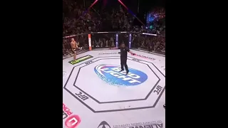 Conor McGregor commentating on his first fight against Dustin Poirier