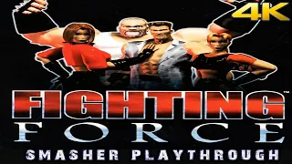 Fighting Force (1997) | PS1 4K60ᶠᵖˢ Classics | FULL GAME - SMASHER | Gameplay Walkthrough