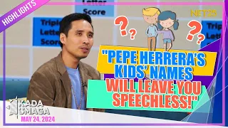 MGA ANAK NI PEPE HERRERA, MAY MGA KAKAIBANG PANGALAN