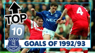 TOP 10: BEST EVERTON GOALS 1992/93