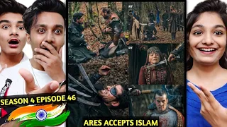 Ertugrul Ghazi Urdu Season 4 Episode 46 | Ares Accept Islam Episode | Turgut Saves Aslihan and Hafsa