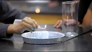 This Science Demo is LIT!  Air Pressure Demonstration