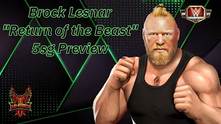 Brock Lesnar "Return of the Beast" 5sg Preview Featuring 5 Builds