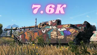 Char Mle. 75 - 7.6K Damage 5 Frags World of Tanks