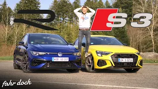 GEIL, aber 68.000 Euro WERT? VW GOLF 8 R vs AUDI S3 Sportback |  Vergleich | Fahr doch