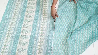 Awesome and New Idea From Old Saree # Saree Re Use Idea # Waste Cloths Recycle Idea