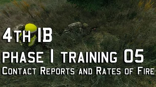 Arma 3 - 4th IB Milsim - Phase 1 Training 05 - Contact Reports and Rates of Fire