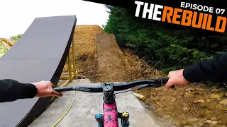 BUILDING AND RIDING TWO NEW DIRT JUMP FEATURES FOR THE COMPOUND!! REBUILD EP 07