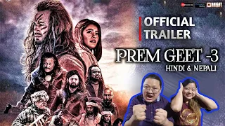 Prem Geet 3 Hindi Trailer | Reaction video | #pradeepkhadka | #kristinagurung #rajkumarrai