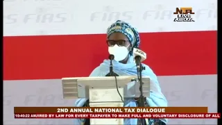 National Tax Dialogue With  Zainab Shamsuna Ahmed