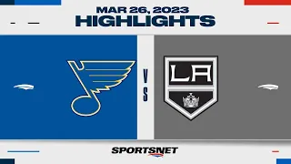 NHL Highlights | Blues vs. Kings - March 26, 2023