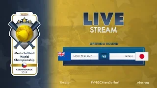 New Zealand v Japan – WBSC Men’s Softball World Championship 2019