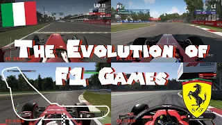 Ferrari at Monza - Italy | The Evolution of F1 Games F1 2010 - 2019 [2K | 60FPS | Ultra Preset]