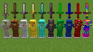 Which armor is more better in Minecraft? experiment