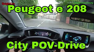 Peugeot e208 City POV Drive