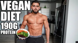 Vegan High Protein Full Day Of Eating | Vegan Diet With 190g Of Protein