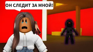 ОН СЛЕДИТ ЗА МНОЙ в Брукхейвен РП Роблокс! Всю НОЧЬ в АМБАРЕ в Brookhaven RP Roblox