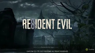 Resident Evil 8 - Main Menu fan made (RE7 style conceptual menu)