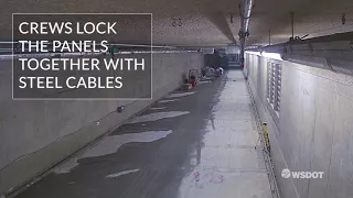 Building the lower road in Seattle’s new double-deck tunnel