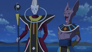 Beerus blows away Seadra's power of destruction to save goku