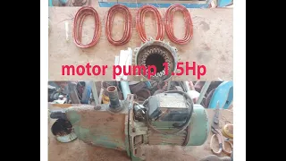 How to make motor pump electric