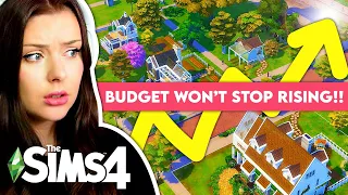 Building an Entire World But the BUDGET WON'T STOP RISING in The Sims 4 // Sims 4 Budget Challenge