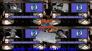 Game Over: Street Fighter: The Movie (PlayStation) Compilation!