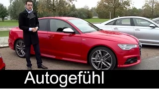 Audi S6 & Audi A6 Facelift FULL REVIEW test driven Sedan & Avant 2016 - Autogefühl