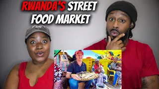 🇷🇼 SEAFOOD IN RWANDA! African American Couple Reacts to Rwanda's Street Food Market