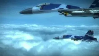 USSR/Russian Air fighter SU-35 vs Eurofighter Typhoon vs anti-air defence dogfight