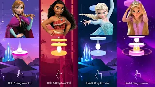 Do You Want to Build a Snowman - Moana How Far I'll Go - Let It Go - Tangled I See the Light - Music