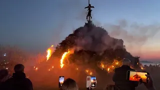 Osterfeuer Hamburg Blankenese 16.04.2022