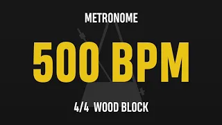 500 BPM 4/4 - Best Metronome (Sound : Wood block)