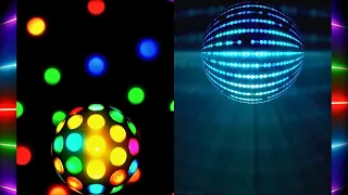 Best Disco Ball Lights🕺Night Multicolor Party Room Background