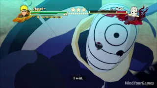 Naruto Shippuden Ultimate Ninja Storm 3 Full Burst Naruto vs Tobi Boss Battle (4K UHD 60FPS)