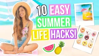 10 DIY Summer Life Hacks EVERYONE Should Know!