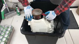 Cummins Aftercooler removal part 2. Removing / cleaning the cores