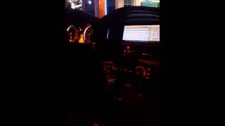 Inside Bmw M3 (E92) doing donuts