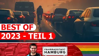 Radfahren in Hamburg (Best Of 2023 - Teil 1) | Fahrrad Dashcam Hamburg