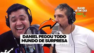 Daniel visita os estúdios da Band FM e causa polêmica com suas músicas - Band Bom Dia