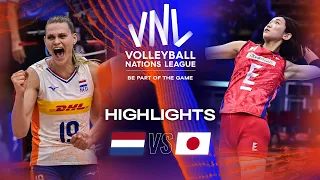 🇳🇱 NED vs. 🇯🇵 JPN - Highlights Week 3 | Women's VNL 2023