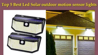 ✅ Top 5 Best Led Solar outdoor motion sensor lights